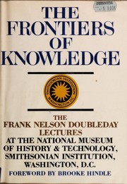 Cover of: The Frontiers of Knowledge