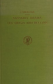 Cover of: Sanskrit drama by Indu Shekhar