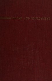Income and employment by Theodore Morgan