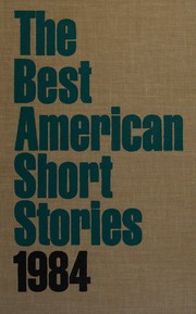 Cover of: The Best American Short Stories 1984