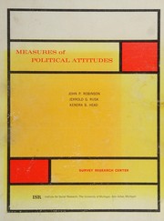Cover of: Measures of political attitudes