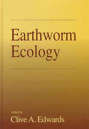 Cover of: Earthworm ecology