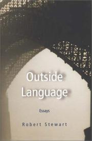 Cover of: Outside language: essays