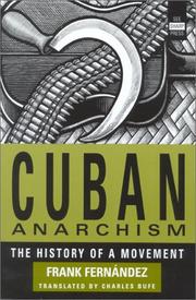Cover of: El anarquismo en Cuba