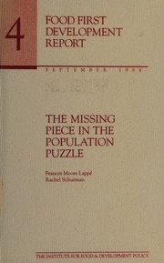 Cover of: The missing piece in the population puzzle