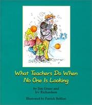 Cover of: What teachers do when no one is looking