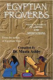 Cover of: Egyptian Proverbs