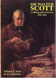 Cover of: Sir Walter Scott by William B. Todd, Ann Bowden