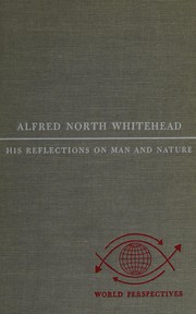 Cover of: Alfred North Whitehead by Alfred North Whitehead