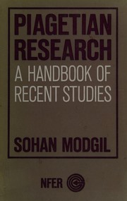 Cover of: Piagetian research: a handbook of recent studies.