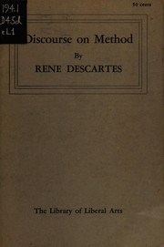 Cover of: Discourse on method. by René Descartes