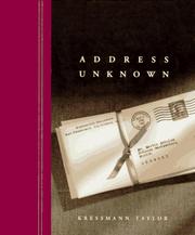 Cover of: Address unknown
