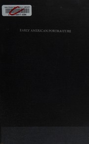 Cover of: Early American portraiture. by Frederic Fairchild Sherman