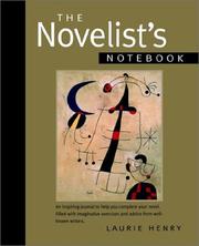 Cover of: The Novelist's Notebook