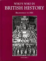 Who's who in British history : beginnings to 1901