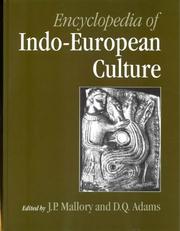 Cover of: Encyclopedia of Indo-European culture by editors, J.P. Mallory and D.Q. Adams.