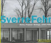 Cover of: Sverre Fehn: works, projects, writings, 1949-1996