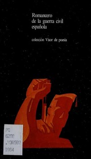 Cover of: Romancero de la guera civil española