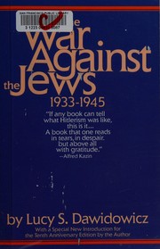 Cover of: The war against the Jews, 1933-1945
