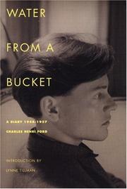 Cover of: Water From A Bucket: A Diary 1948-1957
