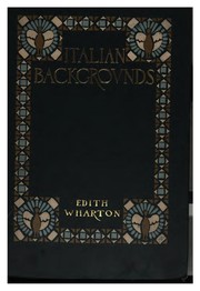 Cover of: Italian backgrounds by Edith Wharton