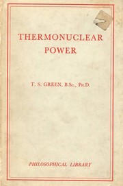 Cover of: Thermonuclear power