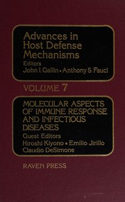 Cover of: Molecular aspects of immune response and infectious diseases