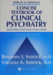 Cover of: Kaplan & Sadock's concise textbook of clinical psychiatry