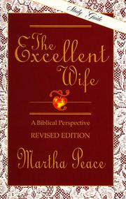 Cover of: The Excellent Wife Study Guide
