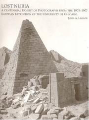 Lost Nubia : a centennial exhibit of photographs from the 1905-1907 Egyptian Expedition of the University of Chicago
