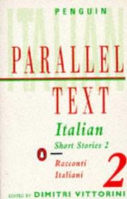 Cover of: Italian Short Stories 2: Parallel Text (Parallel Text, Penguin)