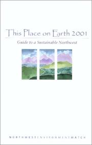 Cover of: This Place on Earth 2001  by Alan Thein Durning