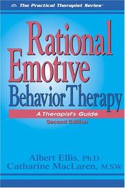 Cover of: Rational Emotive Behavior Therapy: A Therapist's Guide, Second Edition (Practical Therapist)