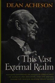 Cover of: This vast external realm.