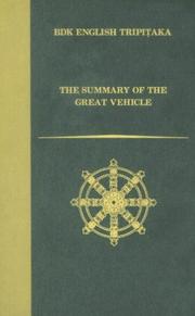 Cover of: The Summary of the Great Vehicle