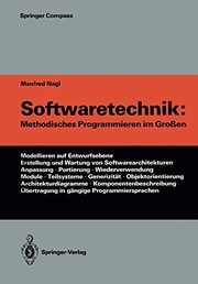 Cover of: Softwaretechnik: Methodisches Programmieren im Großen