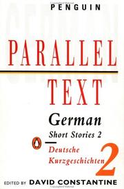 Cover of: German short stories 2 =: Deutsche kurzgeschichten 2