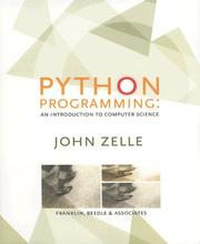 Cover of: Python programming by John M. Zelle