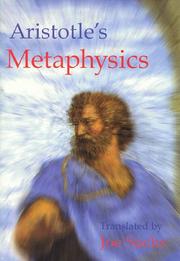 Cover of: Aristotle's Metaphysics by 