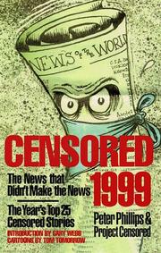 Cover of: Censored 1999