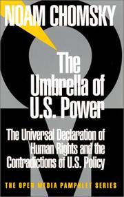 Cover of: The umbrella of U.S. power: the universal declaration of human rights and the contradictions of U.S. policy