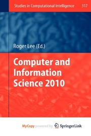 Cover of: Computer and Information Science 2010