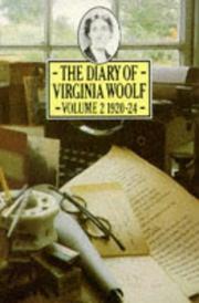 The diary of Virginia Woolf. Vol.2, 1920-24