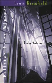 Cover of: Early autumn: a story of a lady