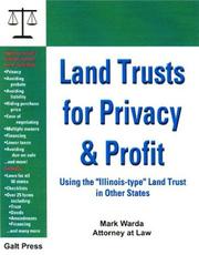 Land Trusts for Privacy and Profit by Mark Warda