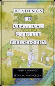 Cover of: Readings in Classical Chinese Philosophy