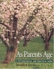 Cover of: As parents age by Joseph A. Ilardo