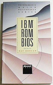 Cover of: IBM ROM BIOS