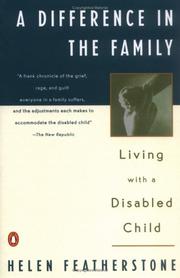Cover of: A difference in the family