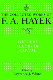 Cover of: The Pure Theory of Capital